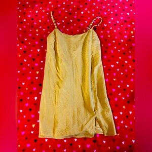 Yellow Slip Dress